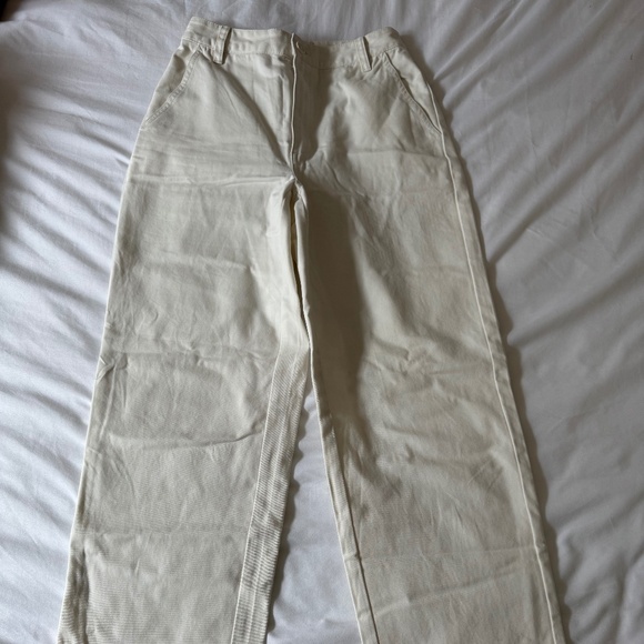 Aritzia Sunday Best Jaden Pant in Light Birch Size 0 - Picture 1 of 3